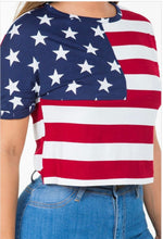 Load image into Gallery viewer, God Bless America Crop Top
